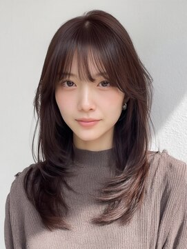 セントラル 三宮店(central) 20代30代ハッシュカット/チョコカラー/前髪カット/髪質改善