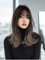 ダル 渋谷/表参道(DAL.)&nbsp;バタフライレイヤーロングレイヤーハイトーングレージュブリーチ