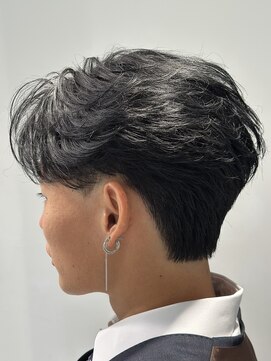 オーシャントーキョー 神戸(OCEAN TOKYO KOBE) マットブラックニュアンスフェザーセンターパート