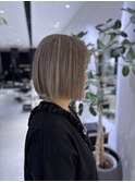 ブリーチ必須　シルバーベージュ