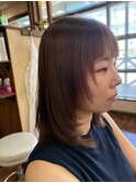 顔周りレイヤーカット