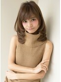 【ROULANDローラン】丸顔さん向け！小顔内巻きセミロング