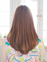 ヘアメイク ナル(hair make nalu)&nbsp;ワンカールストレートのゆるかわヘアースタイル