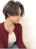 ハイライト耳掛けショート/kchiara福岡天神川野直人