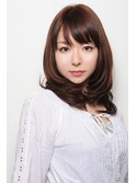 かんしゃ【Mariko】安定の顔回りレイヤー×内巻きスタイル
