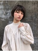 【ShitoRe】ナチュラルショート 不揃いラウンドバング