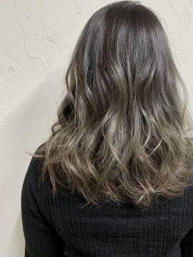 シュリット(schritt) モーブカーキグラデーション NAMI