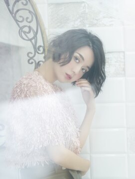 ロンド シャルム 吉祥寺(Lond charme) 【Lond  charme】ニュアンスウェーブミニショートボブ