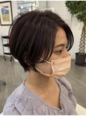 ニュアンスカラー×ナチュラルハンサムショート20代30代40代