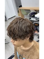 オムデュー(HOMME DEUX)&nbsp;【KAITO】波巻きパーマ×マッシュウルフ