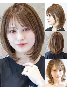 アフロート ルヴア(AFLOAT RUVUA) ふわっと小顔★ひし形レイヤーカット★新宿★大人ヘア★