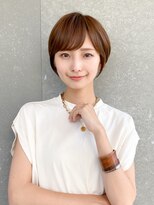 ロンド レグリーズ 立川(Lond leglise)&nbsp;ショート×顔周り×前髪×シルキーベージュ×グレージュカラー