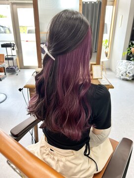 アネラ(Anela) ラベンダーピンクインナーカラー　【平井】