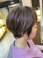 ヘアリゾート粋 トゥジュ 池袋東口店(tujuh)&nbsp;襟足をシュッとさせてトップにボリュームを持たせた丸みショート