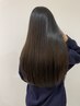 カット＋コスメストレート+トリートメント【自然なストレートに】23800