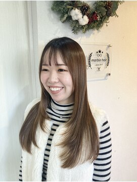 マーブル ヘアー(marble hair) レイヤーカット◎20代30代40代50代60代