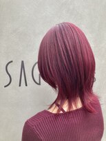 ヴィサージュプラス(VISAGE plus)&nbsp;ウルフ×ボルドーカラー