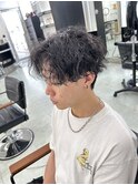 MEN'S HAIR カルマパーマ ダークアッシュ ニュアンスパーマ