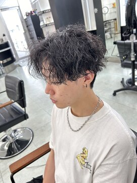 ネクスト 静岡店(NEXT) MEN'S HAIR カルマパーマ ダークアッシュ ニュアンスパーマ