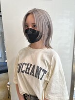 バディヘア ルーツ(BUDDY HAIR ROOTS)&nbsp;ハイトーンシルバー/ホワイトグレーカラー/ブリーチ/ウルフ/大須
