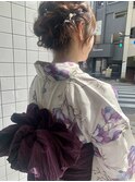 浴衣着付けヘアアレンジ　美由紀