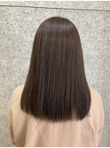 縮毛矯正 髪質改善 ツヤ ミルクティー