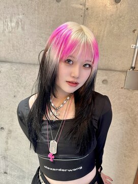 イリス 名古屋 名駅(Iris) ルーツカラー＋エクステ