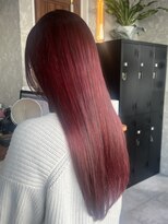 ゴーグッド(GO GOOD.)&nbsp;ブリーチなしレッドカラー×髪質改善トリートメント