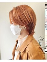 リグリー(regree)&nbsp;ハンサムショート/ショートウルフ/オレンジベージュ/髪質改善