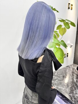 チュダック(ChuDuck) 韓国風《ブルーラベンダー》ハイトーン/ケアブリーチ/ダブルカラ