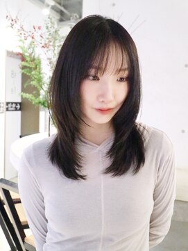 アルバム 池袋(ALBUM) 似合わせカットフェミニンロングメルティカラー_F0510