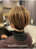 小顔×美シルエット◎大人のマッシュショート【カミケンパセオ】