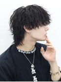 無造作波巻きマッシュ