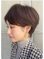 ヘアーデザイニング アルドール&nbsp;浮遊感丸みショートボブスタイル♪