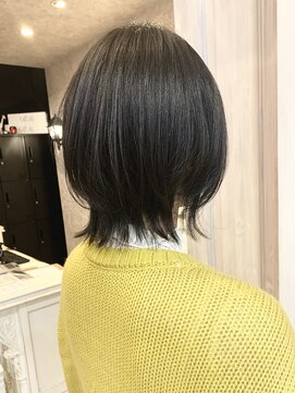 キャアリー(Caary) 福山市美容院Caaryイルミナカラーで透明感アップ アッシュカラー