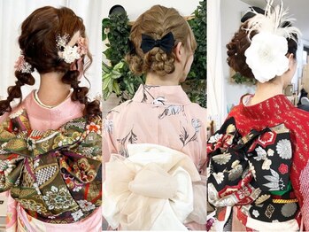 ロカット サロン(Roquat Salon)の写真/立川3分【早朝OK!訪問着、七五三着付け、日本髪でハイクオリティな仕上がりに◎メイクも承ります!】