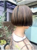 ミニボブ＋アンブレラカラー