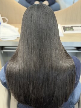 アース 上本町店(HAIR&MAKE EARTH) 20代30代◎透明感オリーブ秋カラー×小顔レイヤー