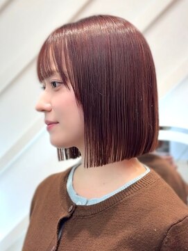 ロンドヴァリー 渋谷店(Lond vallee) 【山崎限定】地毛風ストレート×冬カラー×タッセルボブ