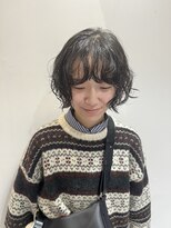 ウクラ バイ レシッド 池袋(uchla by rcid)&nbsp;前髪パーマ☆ニュアンスボブパーマ