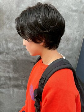 ショートレイヤーミディアム【20代30代40代/髪質改善/縮毛矯正】