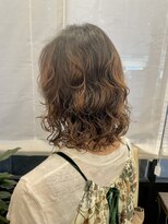 ヘアー ニーナ(hair nina)&nbsp;ミディアムウェーブパーマ