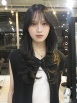 アクアオモテサンドウ(ACQUA omotesando)&nbsp;◯ロングレイヤー/ラベンダーカラー/ハッシュカット