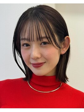 アイトーキョーエス 渋谷(AI TOKYO S) レイヤーボブ/オリーブベージュ/結べるボブ