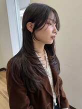 デビュー 宜野湾店(Debut) 着物ヘア/ダークアッシュ/ミディアムレイヤーカット/宜野湾
