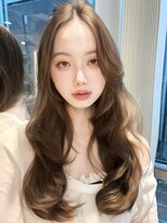 マインバイアフロートギンザ(MYNE by AFLOAT GINZA)&nbsp;レイヤーカット/チョコレートベージュ/韓国ヘア