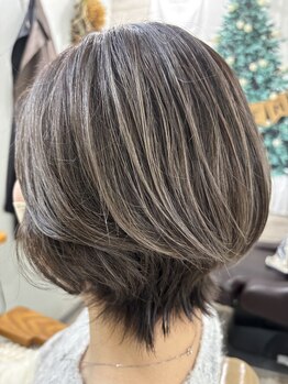 プラス(plus)の写真/大人女性必見!糟屋郡のプライベートサロンで叶う、理想のショートカット体験♪