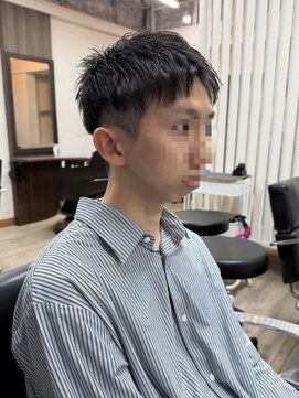 アイヴィー 池袋(IVY) 池袋アップバングスパイキーショート◎[池袋メンズ美容室］