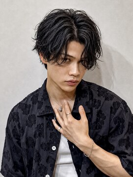 シャインセカンド 大宮(SHINE Second) MEN'S HAIR/波巻きツイストスパイラル/リバースセンターパート