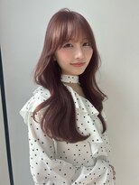 ユーフォリア 青山(Euphoria)&nbsp;ダブルカラー内巻きロングヘアバタフライカットおくれ毛カット☆